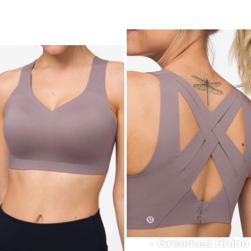 Lululemon Plum Enlite Weave Athletic Bra Size 36E